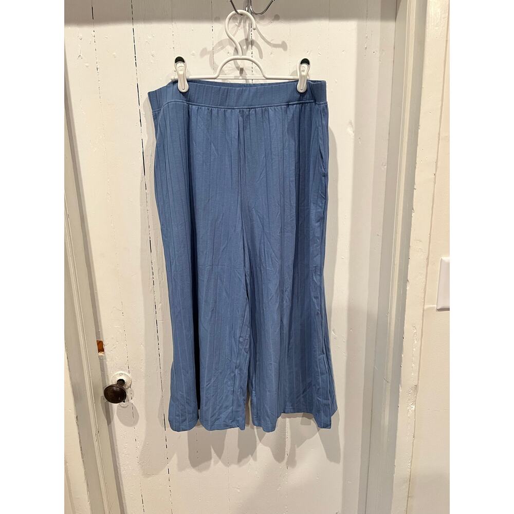Cuddl Duds Blue Loose Pajama Sleep Pants size large